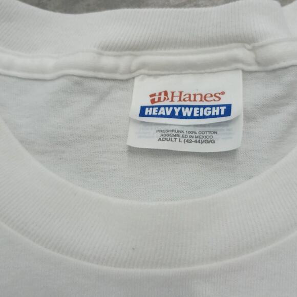 Coca Cola Enterprises - VINTAGE Y2K DEADSTOCK Employee 'SOLUTIONS' LARGE T-shirt - Picture 4 of 4